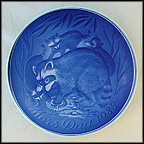 Raccoon And Young Collector Plate by Henry Thelander MAIN