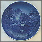 Hedgehog With Young Collector Plate by Allan Therkelsen MAIN