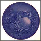 Rabbit And Young Collector Plate by Finn Clausen MAIN