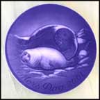 Seal With Baby Collector Plate by Finn Clausen MAIN