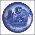 Beaver with Cubs Collector Plate by Allan Therkelsen MAIN