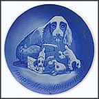 Dog And Puppies Collector Plate by Henry Thelander MAIN