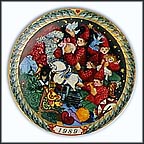 Santa's Workshop Collector Plate by Hans Henrik Hansen MAIN