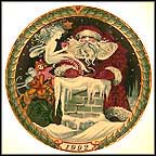 Santa On The Roof Collector Plate by Hans Henrik Hansen MAIN