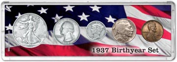 1937 Birth Year Coin Gift Set THUMBNAIL