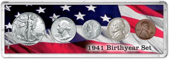 1941 Birth Year Coin Gift Set MAIN