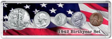 1942 Birth Year Coin Gift Set THUMBNAIL