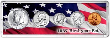 1967 Birth Year Coin Gift Set THUMBNAIL