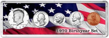 1970 Birth Year Coin Gift Set THUMBNAIL