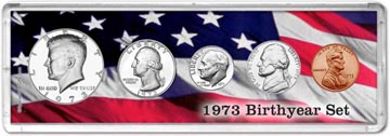 1973 Birth Year Coin Gift Set THUMBNAIL