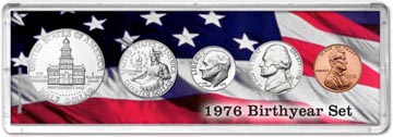 1976 Birth Year Coin Gift Set THUMBNAIL