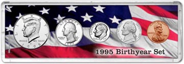 1995 Birth Year Coin Gift Set THUMBNAIL