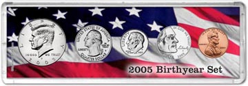 2005 Birth Year Coin Gift Set THUMBNAIL