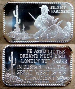 Silent Pardners' Art Bar by Belford Mint. MAIN