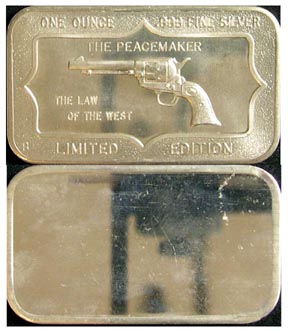 Peacemaker' Art Bar by Belford Mint. MAIN