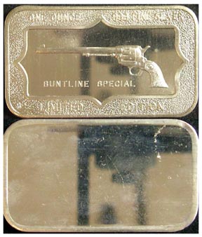 Buntline Special' Art Bar by Belford Mint. MAIN