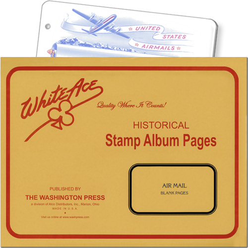 White Ace Blank Pages - Air Mail, pack of 10 MAIN