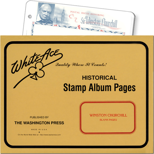 White Ace Blank Pages - Winston Churchill, pack of 10 MAIN
