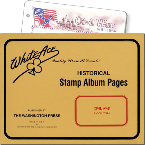 White Ace Blank Pages - Civil War, pack of 10 MAIN
