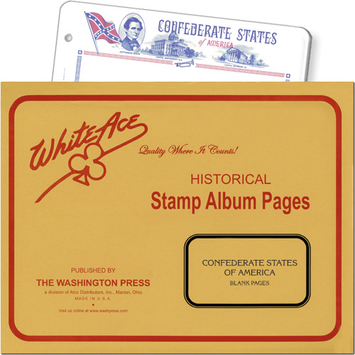 White Ace Blank Pages - Confederate, pack of 10 MAIN