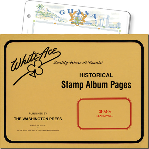 White Ace Blank Pages - Ghana, pack of 10 MAIN