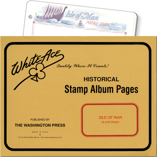 White Ace Blank Pages - Isle of Man, pack of 10 MAIN