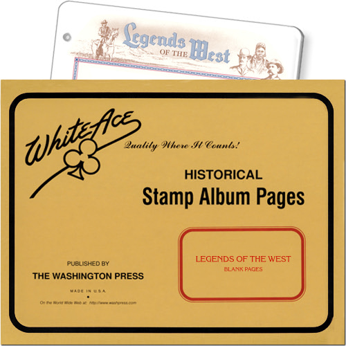 White Ace Blank Pages - Legends of the West, pack of 10 MAIN
