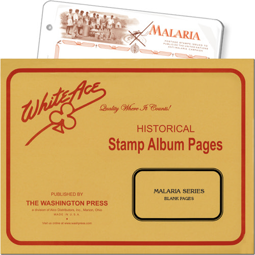 White Ace Blank Pages - Malaria, pack of 10 MAIN