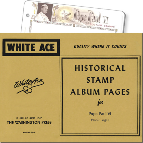 White Ace Blank Pages - Pope Paul VI, pack of 10 MAIN