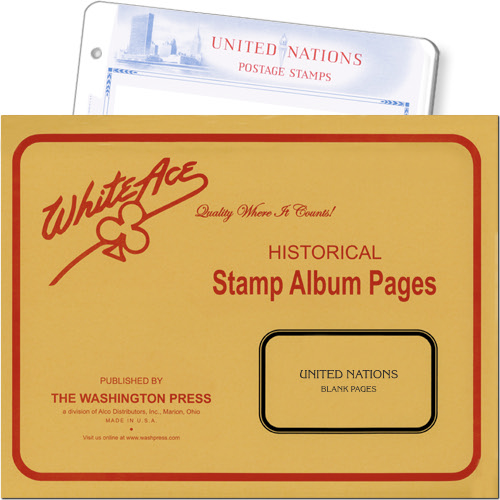 White Ace Blank Pages - United Nations, pack of 10 MAIN