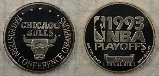 Chicago Bulls - 1993 Eastern Conference Champions' Art Bar. MAIN