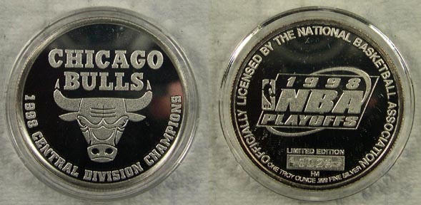 Chicago Bulls - 1998 Central Division Champions' Art Bar. MAIN