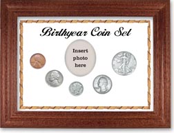 1939 Birth Year Coin Gift Set with a white background and cherry frame THUMBNAIL