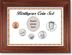 1979 Birth Year Coin Gift Set with a white background and cherry frame THUMBNAIL