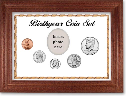 1999 Birth Year Coin Gift Set with a white background and cherry frame MAIN