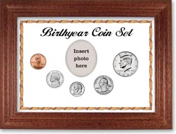 2004 Birth Year Coin Gift Set with a white background and cherry frame THUMBNAIL