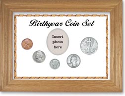 1939 Birth Year Coin Gift Set with a white background and wheat frame THUMBNAIL