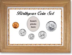 1969 Birth Year Coin Gift Set with a white background and wheat frame THUMBNAIL