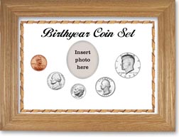 1973 Birth Year Coin Gift Set with a white background and wheat frame THUMBNAIL