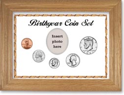 1981 Birth Year Coin Gift Set with a white background and wheat frame THUMBNAIL