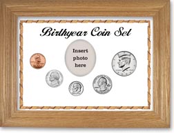 2004 Birth Year Coin Gift Set with a white background and wheat frame THUMBNAIL