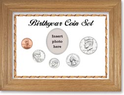 2013 Birth Year Coin Gift Set with a white background and wheat frame THUMBNAIL