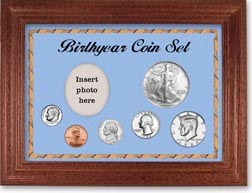 1986 Birth Year Deluxe Gift Set with a blue background and cherry frame THUMBNAIL