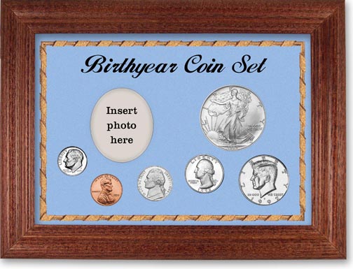 1992 Birth Year Deluxe Gift Set with a blue background and cherry frame LARGE