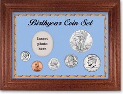 2004 Birth Year Deluxe Gift Set with a blue background and cherry frame THUMBNAIL