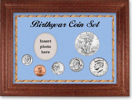 2008 Birth Year Deluxe Gift Set with a blue background and cherry frame LARGE