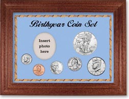 2019 Birth Year Deluxe Gift Set with a blue background and cherry frame THUMBNAIL