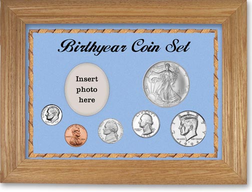 1994 Birth Year Deluxe Gift Set with a blue background and wheat frame MAIN
