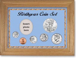 2008 Birth Year Deluxe Gift Set with a blue background and wheat frame THUMBNAIL