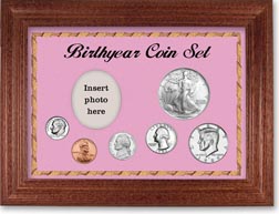 1986 Birth Year Deluxe Gift Set with a pink background and cherry frame THUMBNAIL